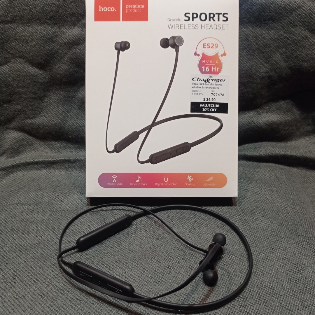 Hoco ES29 Graceful Sports Bluetooth Wireless Earphone Audio