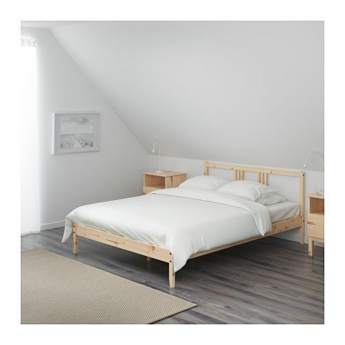 Ikea Fjellse bed frame Pine Wood