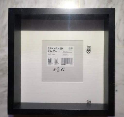 IKEA SANNAHED Shadow Box Frame Furniture Home Living Home