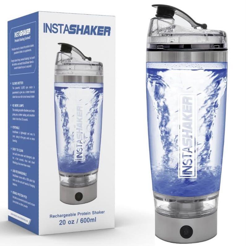 600ml Usb Protein Shaker Bottle Vortex Mixer Blender Portable