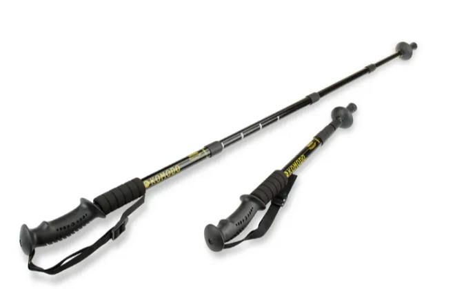 Komodo Anti-Shock Trekking Poles (Category: Hiking & Camping) located in Marikina City. Submitted by skowshop (Listing ID 1053504596, Image 1). Description: Reduce the stress on your back and legs with these lightweight and sturdy anti-shock trekking poles. Increase stability when hiking Helpful for uneven terrain and stream crossings Adjust the length or collapse to pack away Carry these lightweight poles with ease Take your hiking to new height