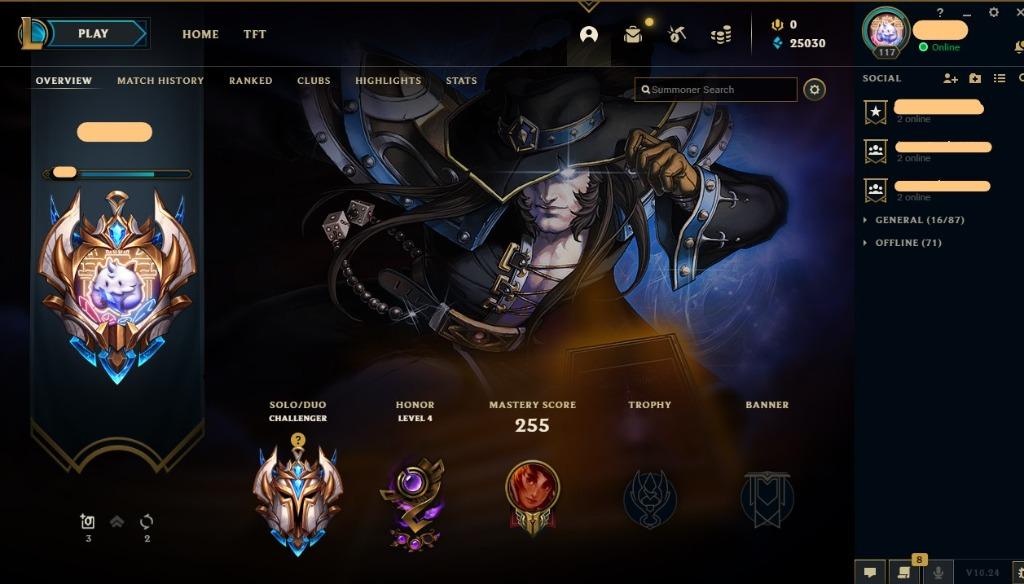 League Of Legends Challenger Account Video Gaming Others On Carousell