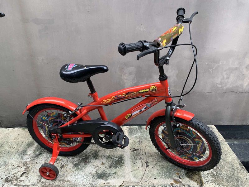 lightning mcqueen kids bike