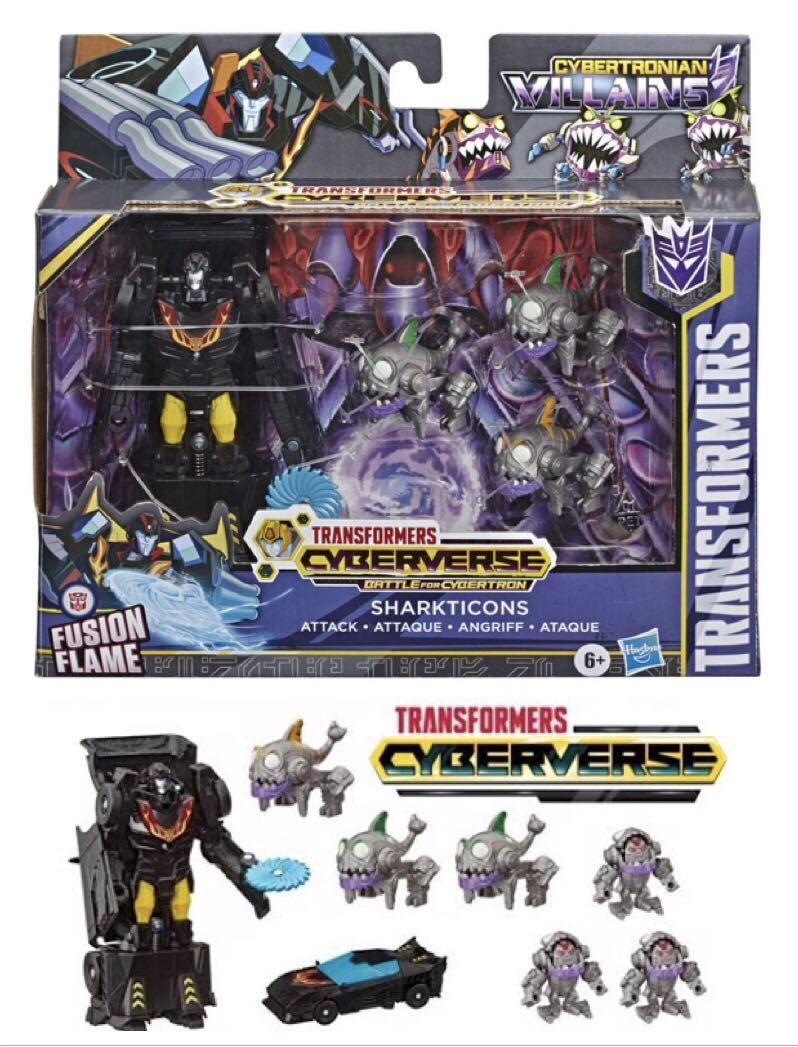 Sharkticons Attack Transformers Cyberverse Battle Cybertron Hot Rod Hasbro 2020 for sale online 