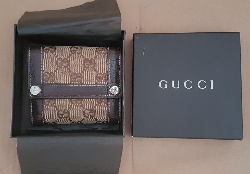 Lot of 3 Authentic Gucci Firenze Classic Brown Embossed Gift Boxes