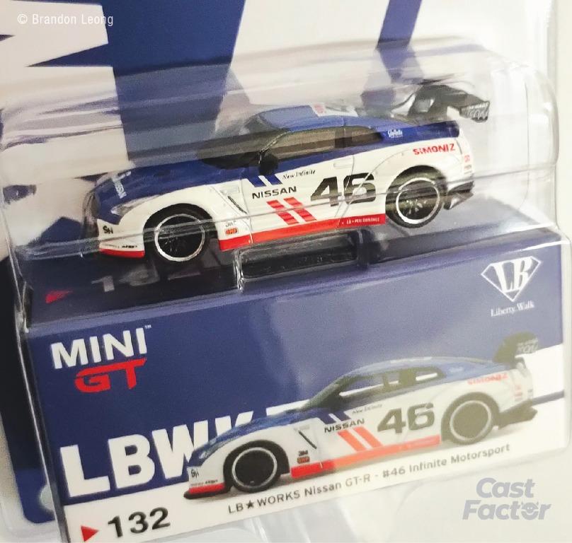 Mini GT #132 LB Works Nissan GT-R Infinite Motorsport #46 - USA ...