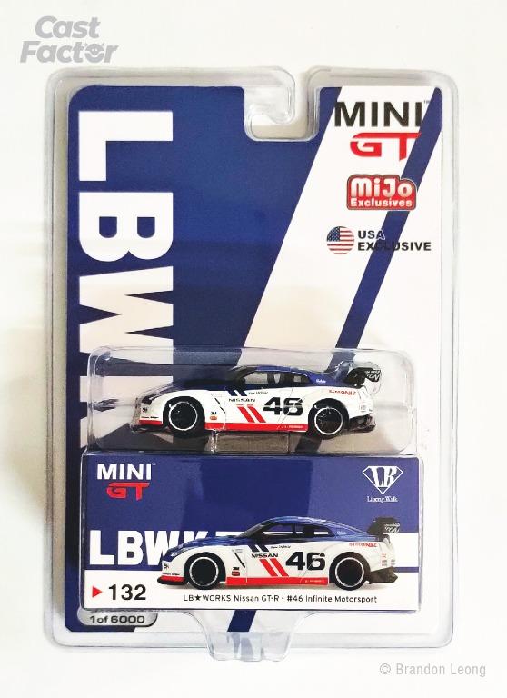 Mini GT #132 LB Works Nissan GT-R Infinite Motorsport #46 - USA ...