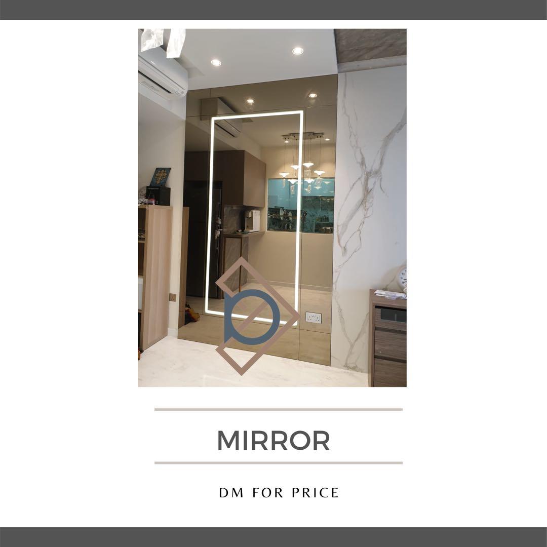 mirror and glass work furniture home living furniture other home furniture on carousell