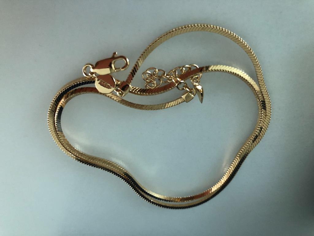 Lucy Williams' Square Snake Chain Sterling Silver Bracelet