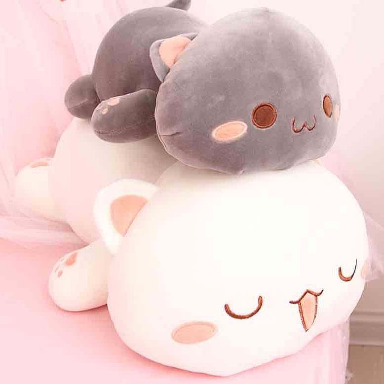 goma and peach plush