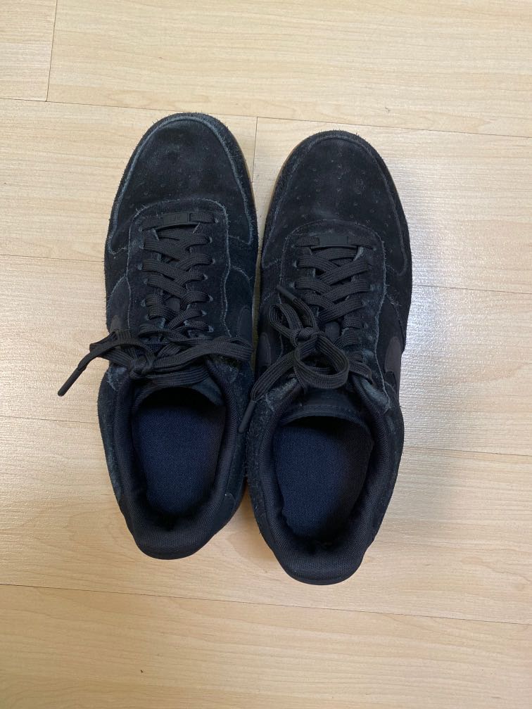 Nike air force 1 07 lv8 suede discount black gum