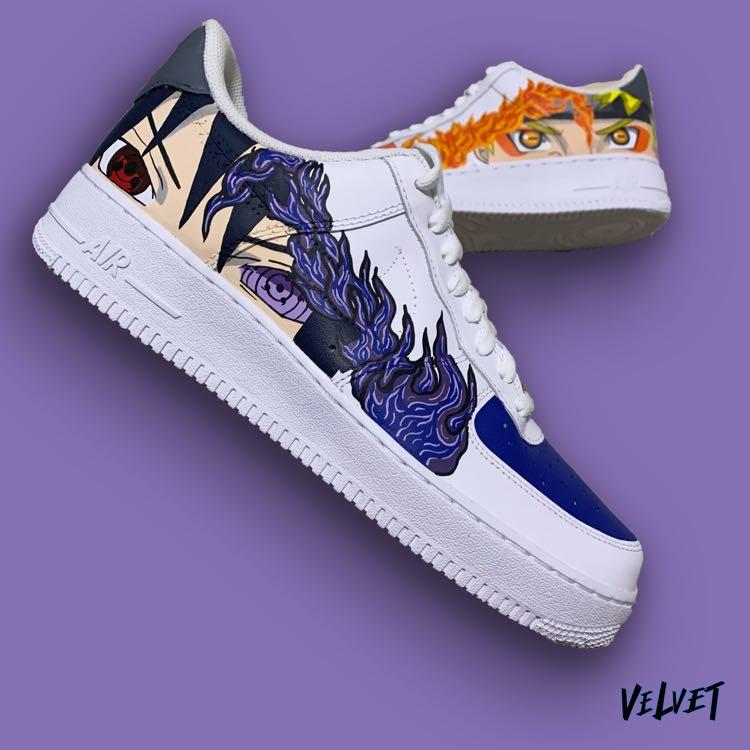 Sasuke Air Force Nike Air Force 'Blaze Naruto Sasuke', Men's Fashion