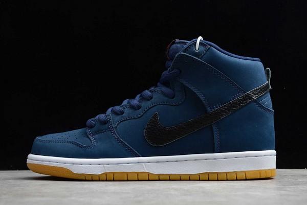 dunk high navy gum