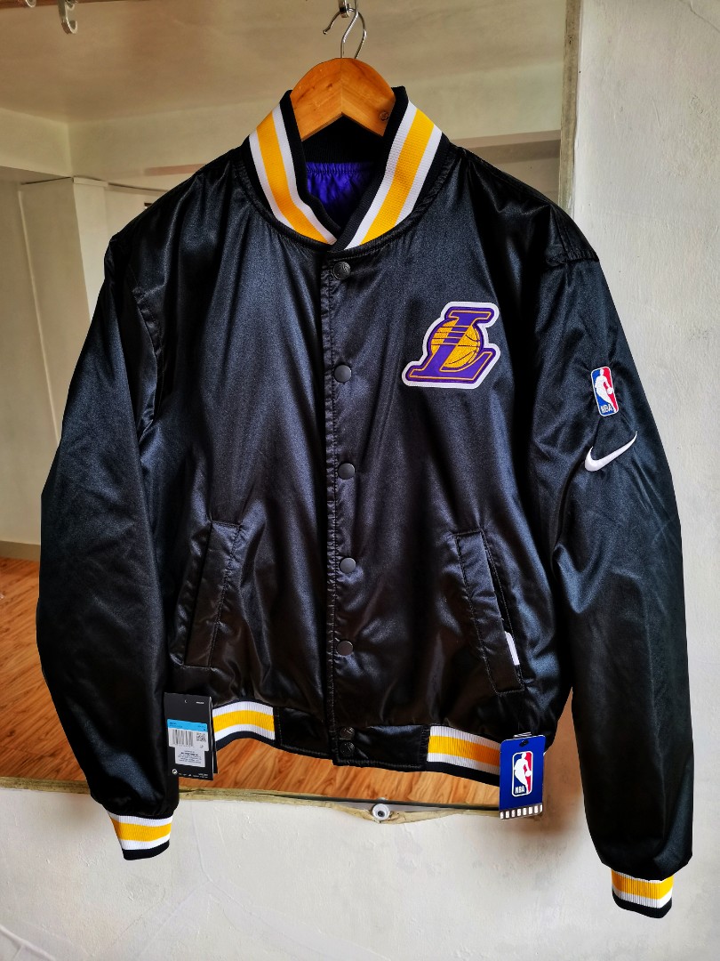 Nike Lakers Courtside Reversible Jacket Men s Fashion Coats
