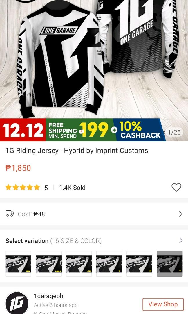 One Garage Riding Jersey Men s Fashion Tops Sets Swim Top