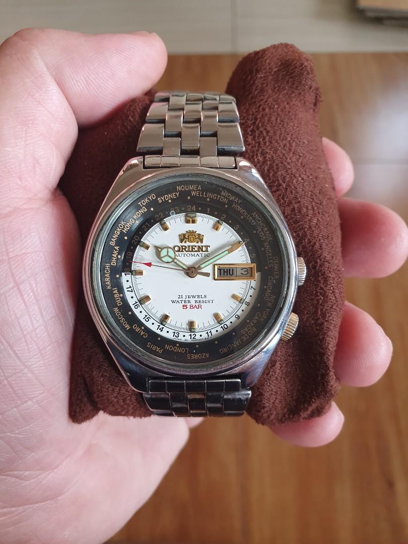 Orient World Time fixed price Men s Fashion Watches