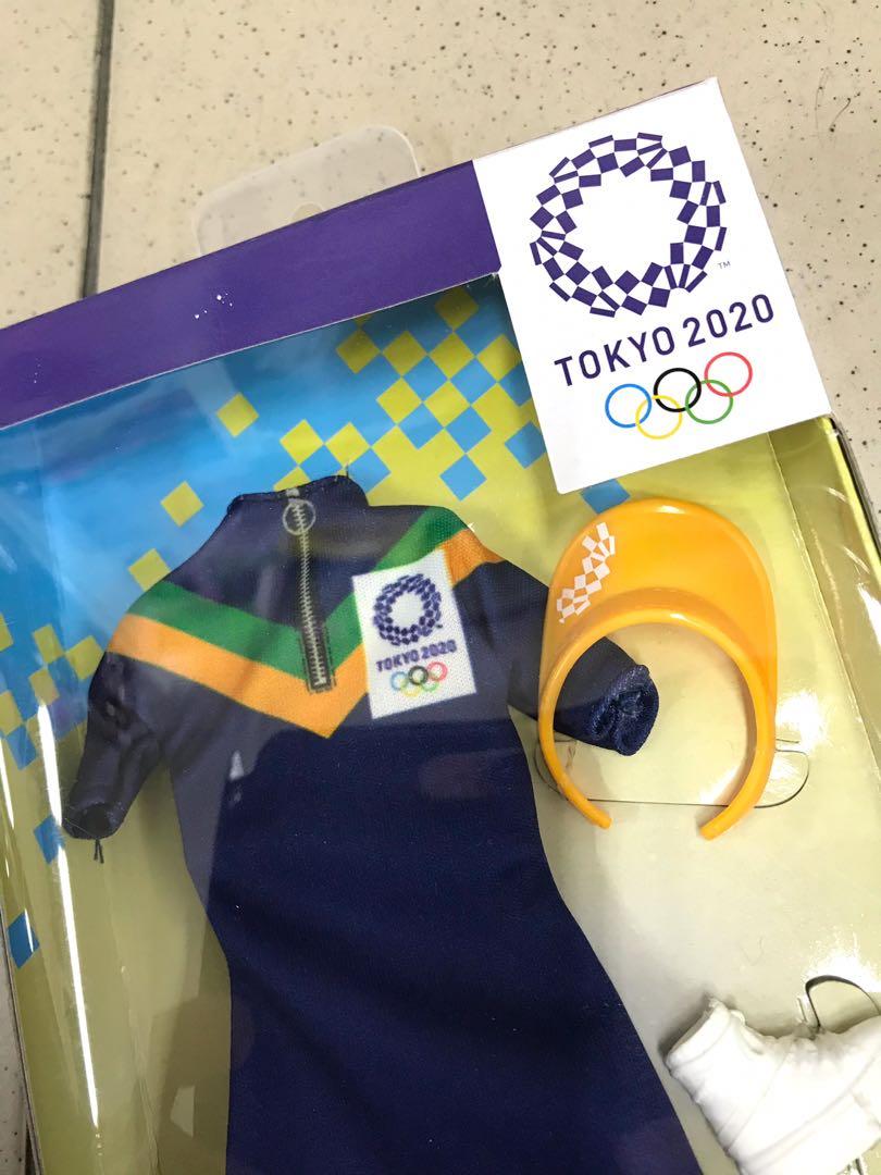 Original Barbie Olympics Tokyo 2020 sportswear set, Hobbies & Toys