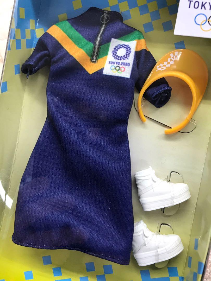 Original Barbie Olympics Tokyo 2020 sportswear set, Hobbies & Toys