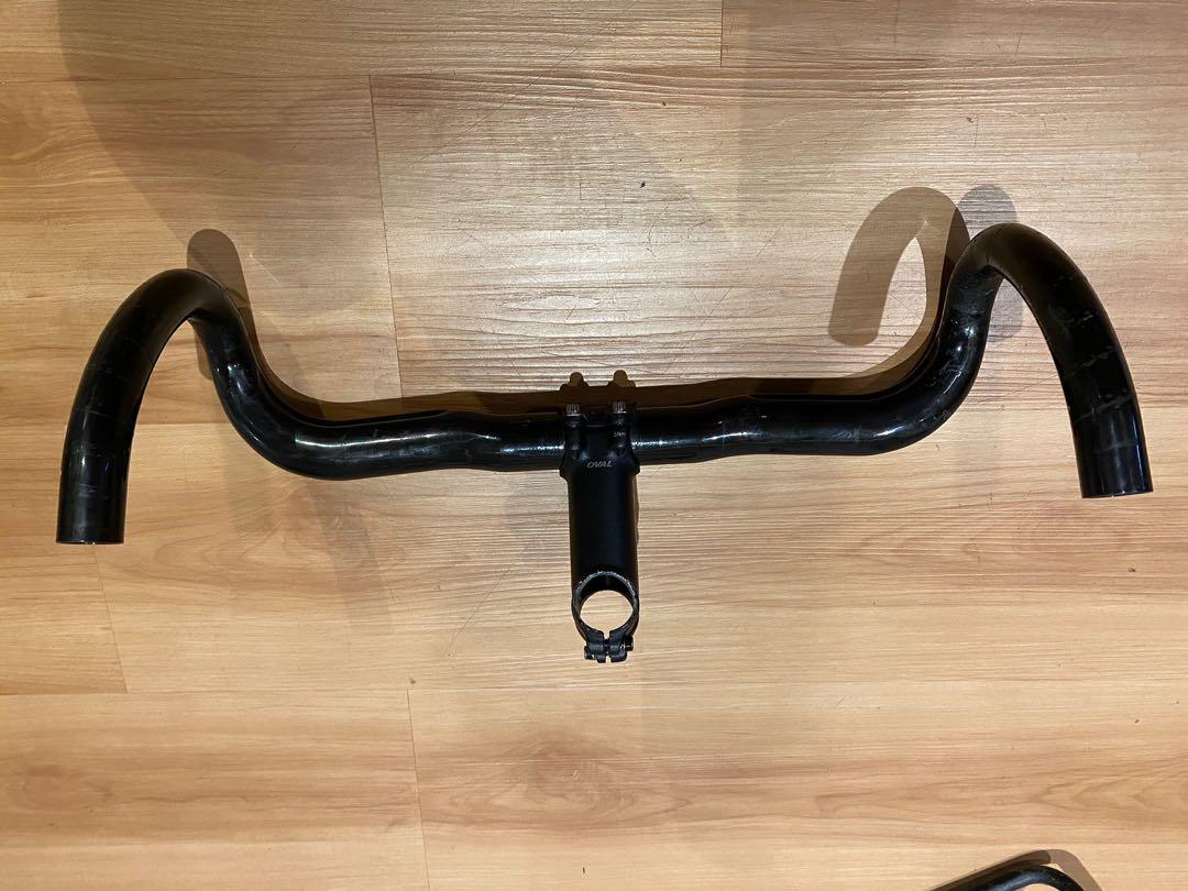 Oval Concepts Carbon Road Handlebar with Stem