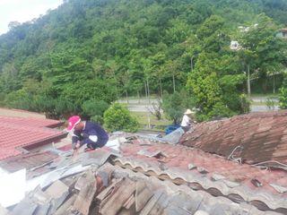 Perhidmatan memperbaiki bumbung rumah bocor whatsapp col sy zulhamdi no 0182956957