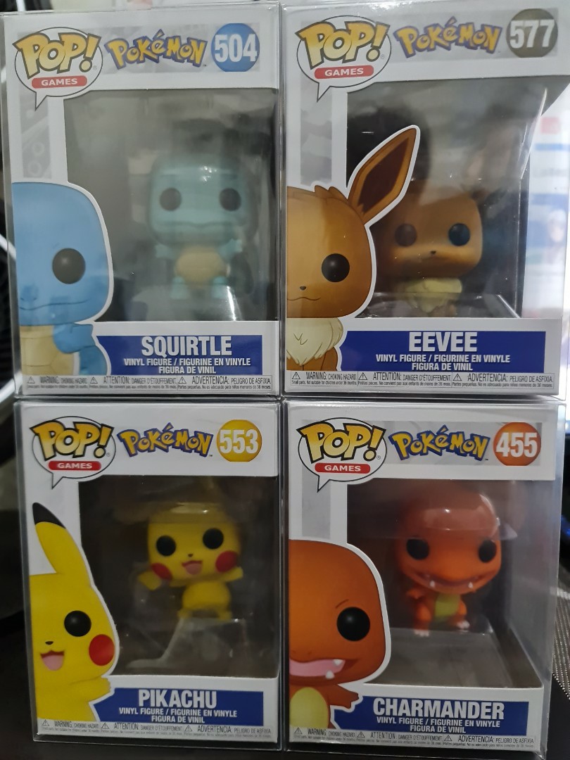 Pokemon starter funko, Hobbies & Toys, Toys & Games on Carousell