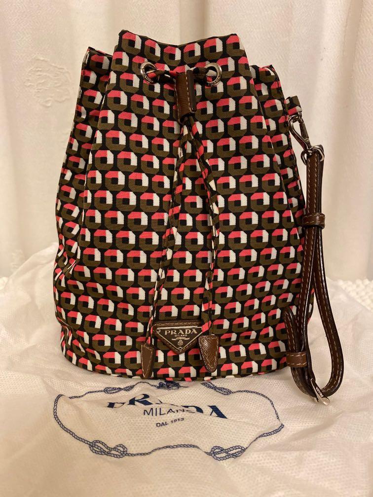 prada nylon pouch bag