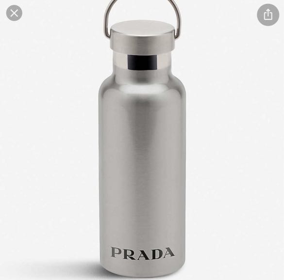 prada black water bottle