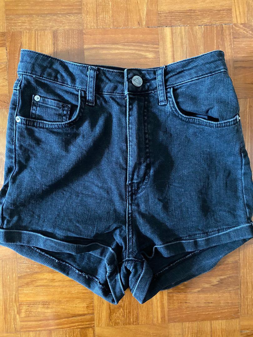 Pull and bear high waisted shorts online