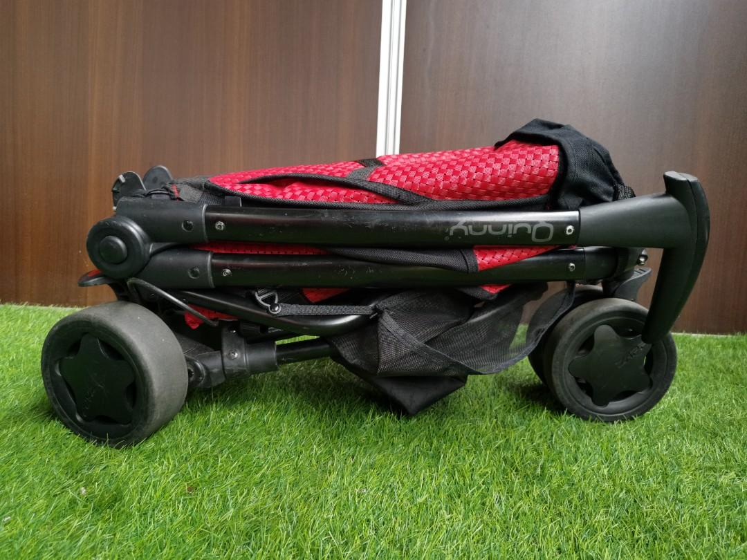 Quinny Zapp Twine (Category: Strollers) located in Valenzuela. Submitted by jgalano1 (Listing ID 1053417968, Image 3). Description: Stroller Brand: Quinny Zapp Twine Condition: Used, good condition. Age Recommendation: 6 months up to 15kgs. Features: NON reclining seat, removable and machine washable fabric. Flaw: scratches.