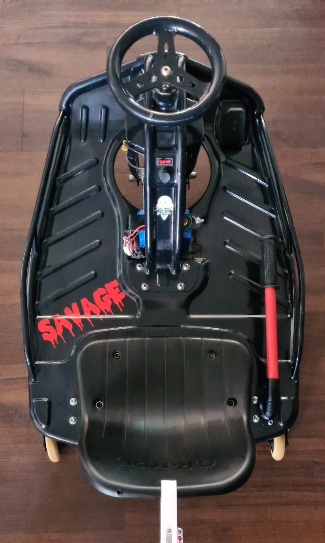 razor crazy cart modified