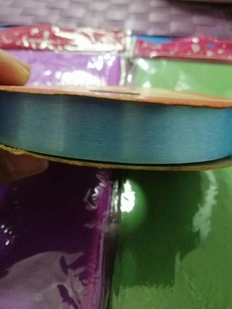 Ribbon and Non Woven wrapper (Category: Craft Supplies & Tools) located in Paranaque City. Submitted by cling20 (Listing ID 1053320757, Image 2). Description: Not used Only stored in the cabinet.