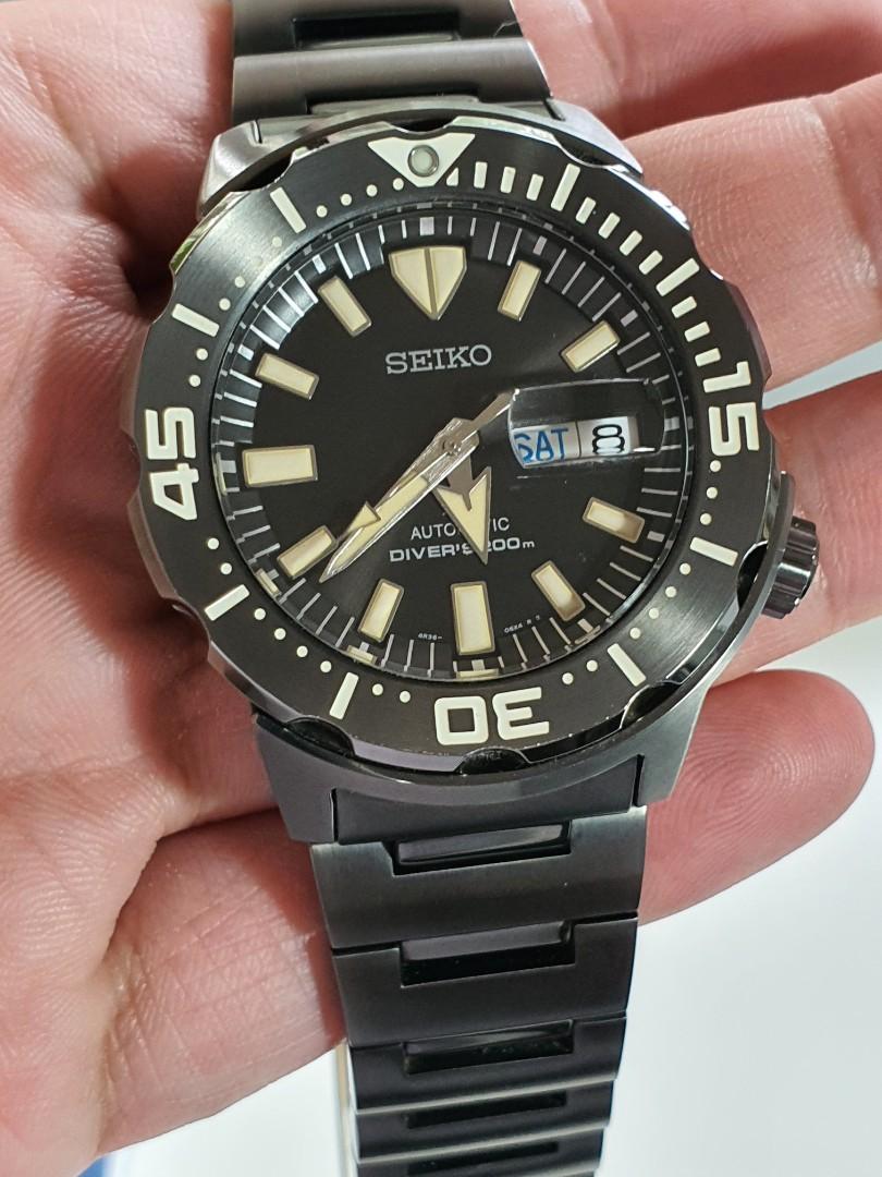 Seiko black monster 200m srpd29k sale