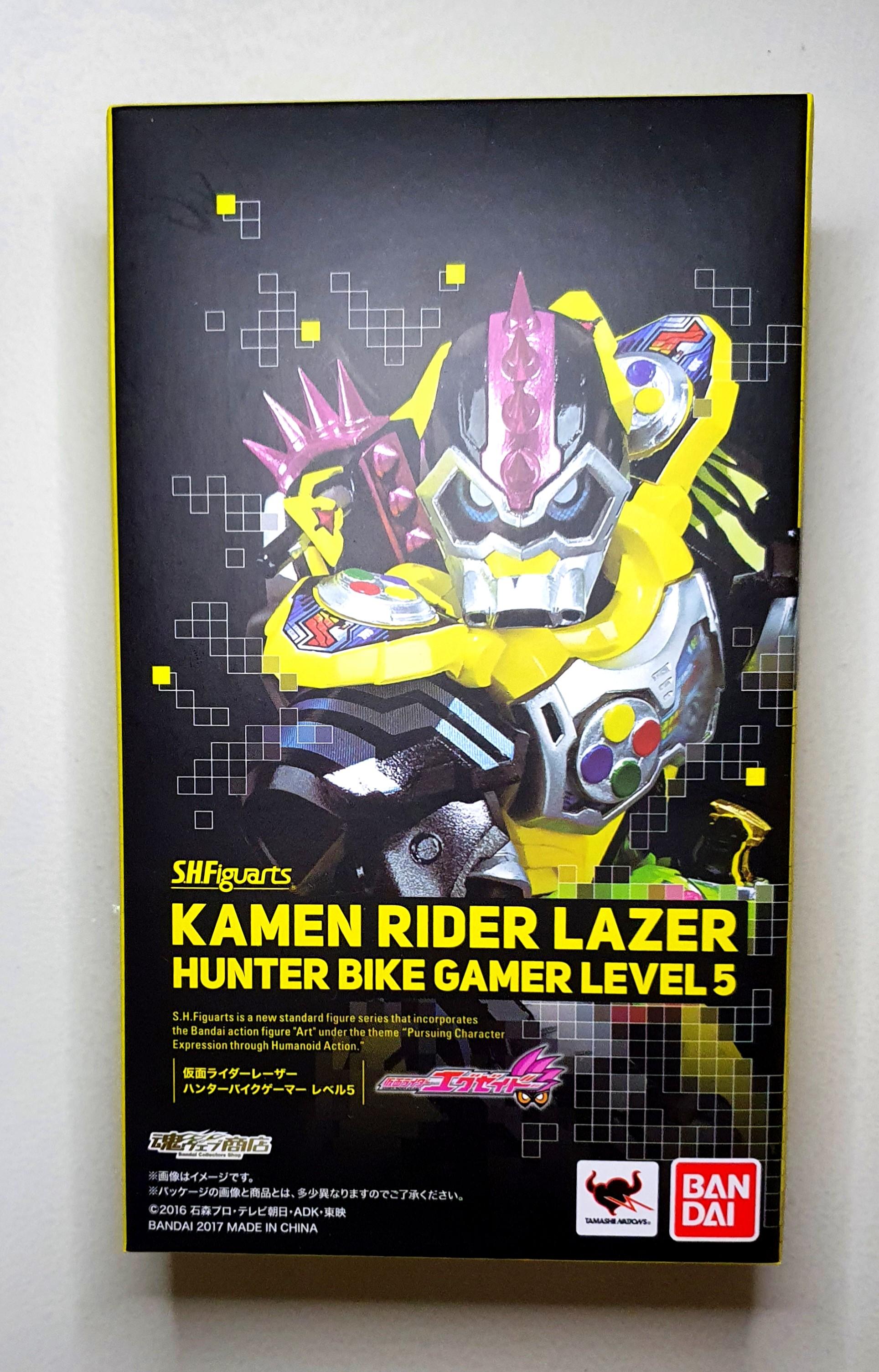 SHF Kamen Rider Lazer Ex-Aid Laser Hunter Bike Gamer Dragonknight Dragon  Knight Z Level 5 Masked SHFiguarts Figuarts Tamashii Nations Bandai