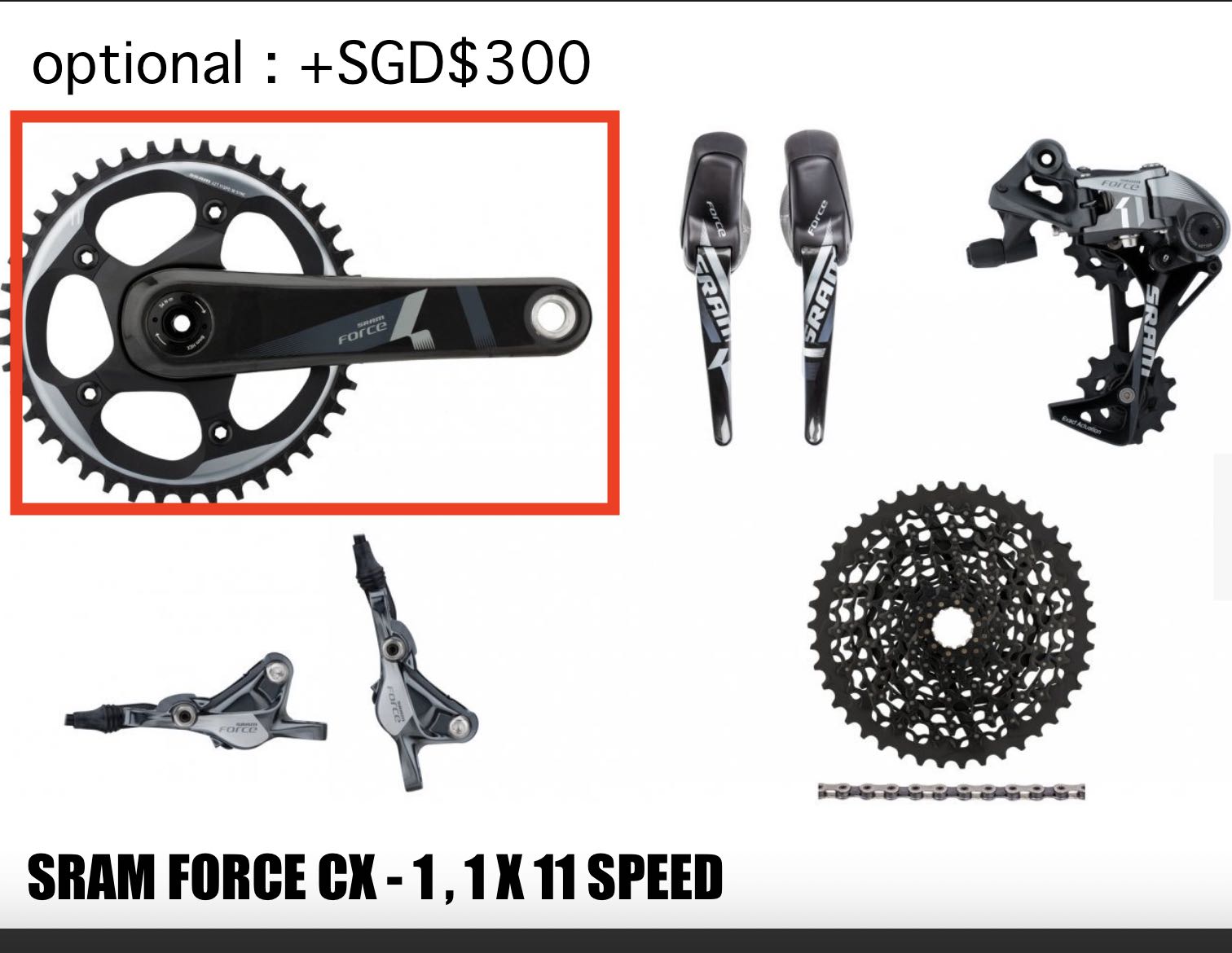 Sram 1x cyclocross groupset on sale