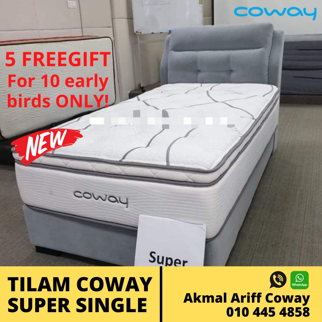 Tilam Coway Super Single Katil 5 Freegift Home Furniture Furniture On Carousell