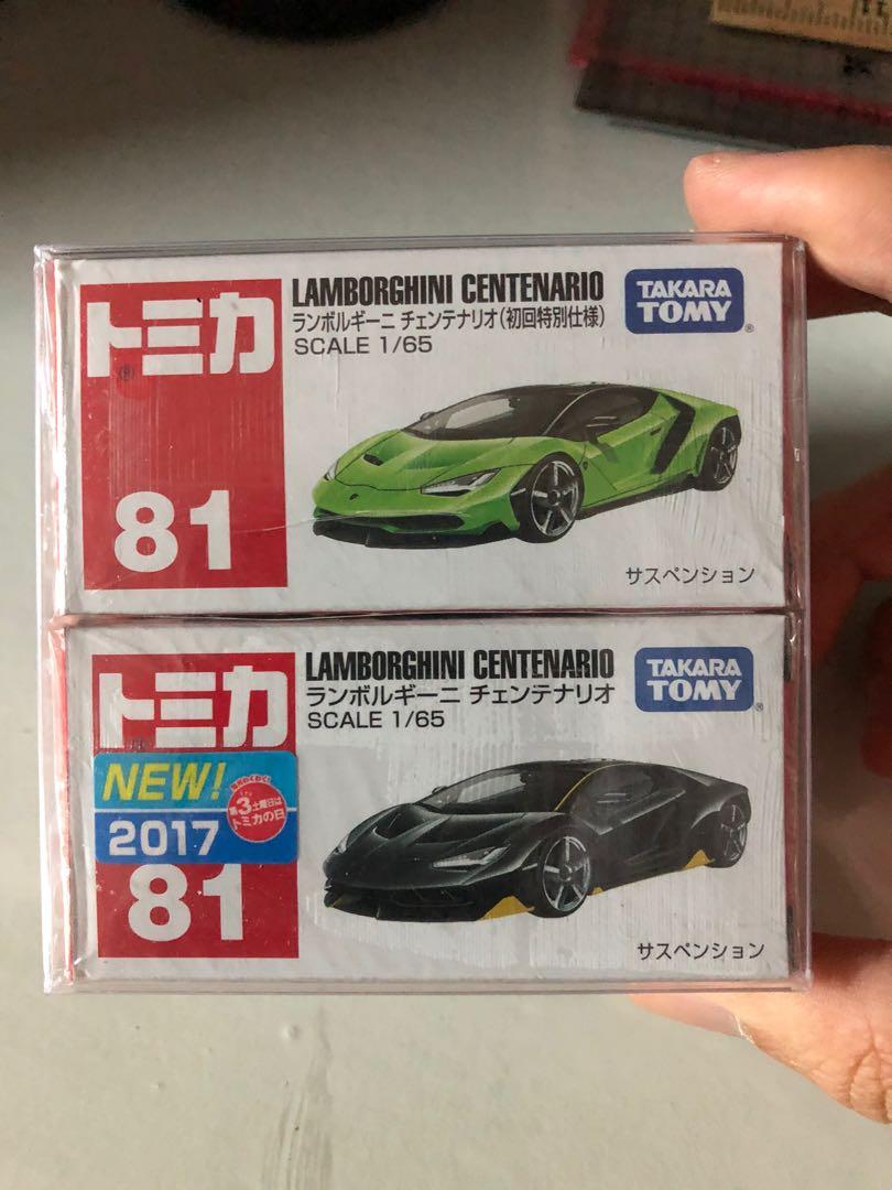 Tomica 林寶堅尼cebtenario 車仔 興趣及遊戲 玩具 遊戲類 Carousell