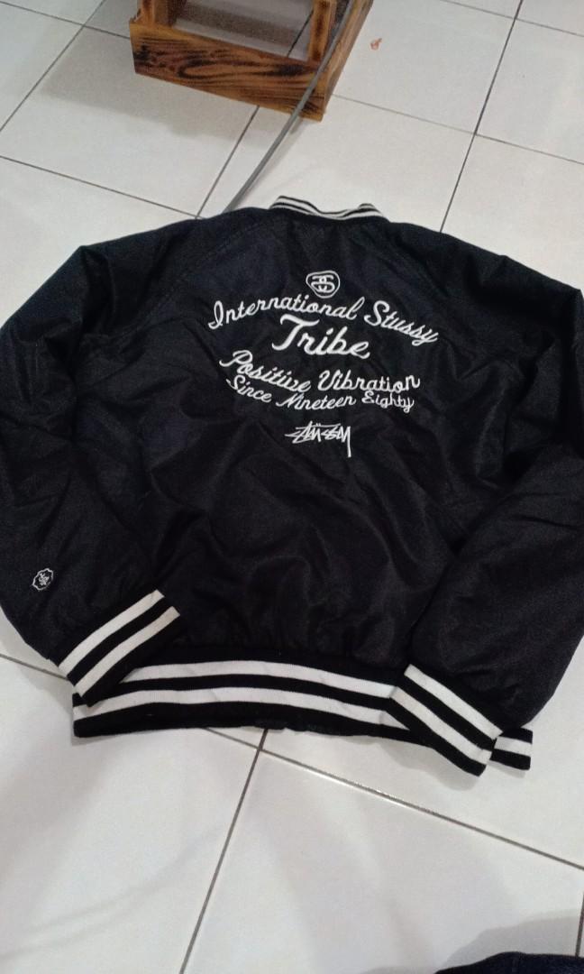 Varsity jacket international Stussy tribe