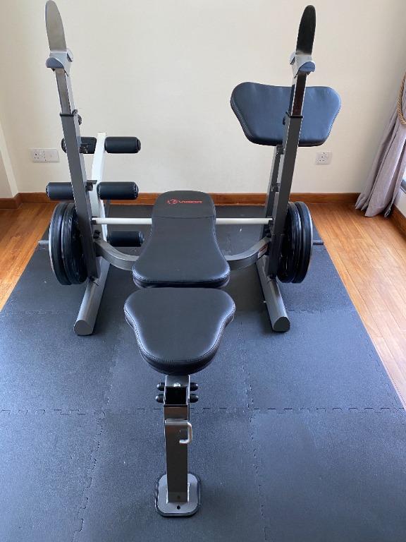 Foldable compact sales weight bench