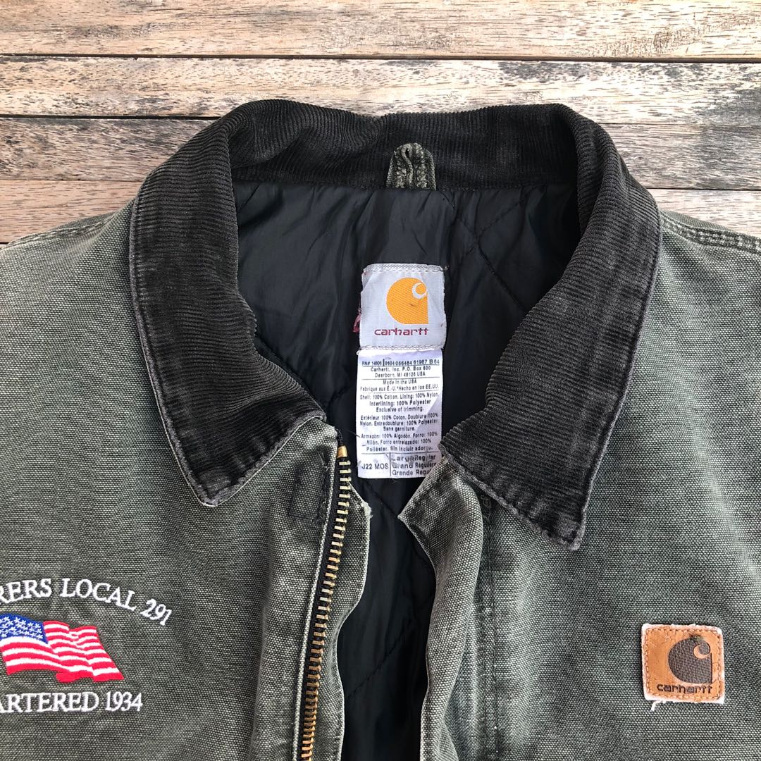 Vintage Distressed Carhartt J22 mos, Men's Fashion, Coats, Jackets and ...