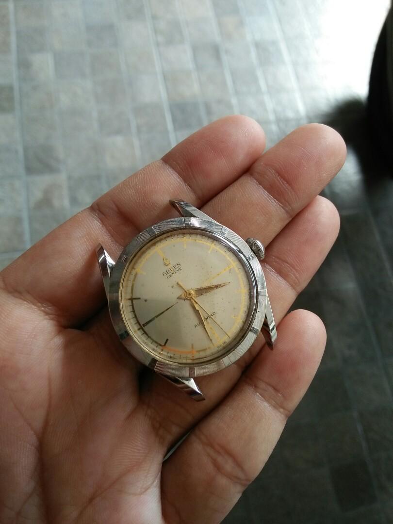 Vintage Watch Gruen not Omega Longines Bulova Movado Men s