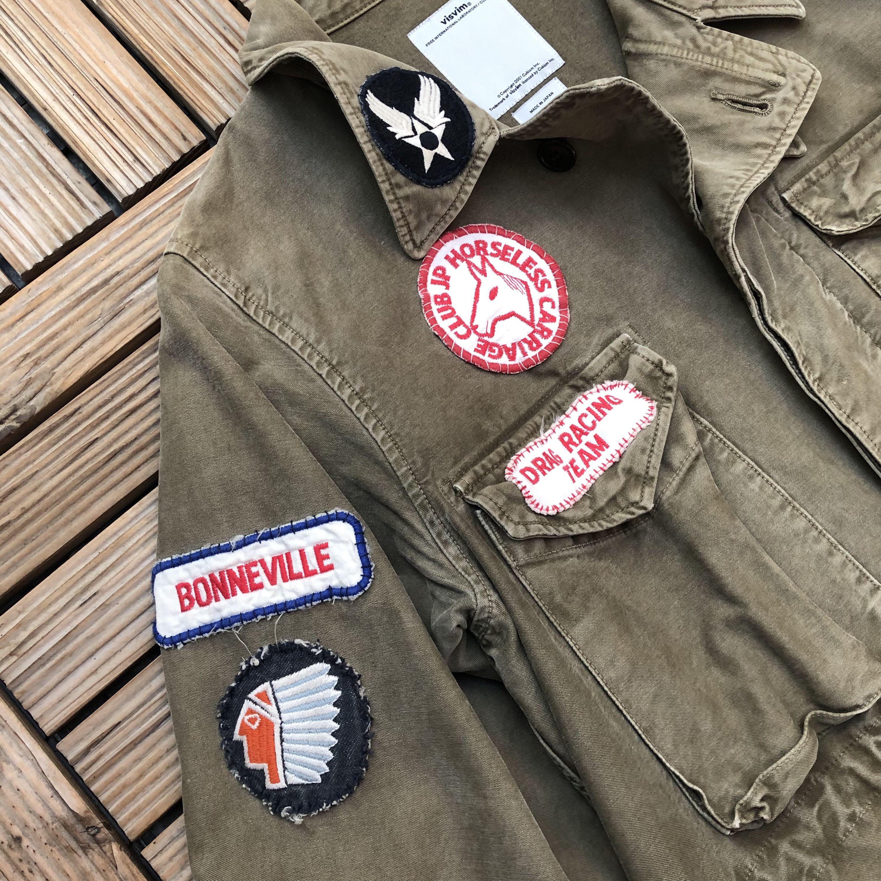 Visvim 15aw Achse Patches jacket, 男裝, 外套及戶外衣服- Carousell