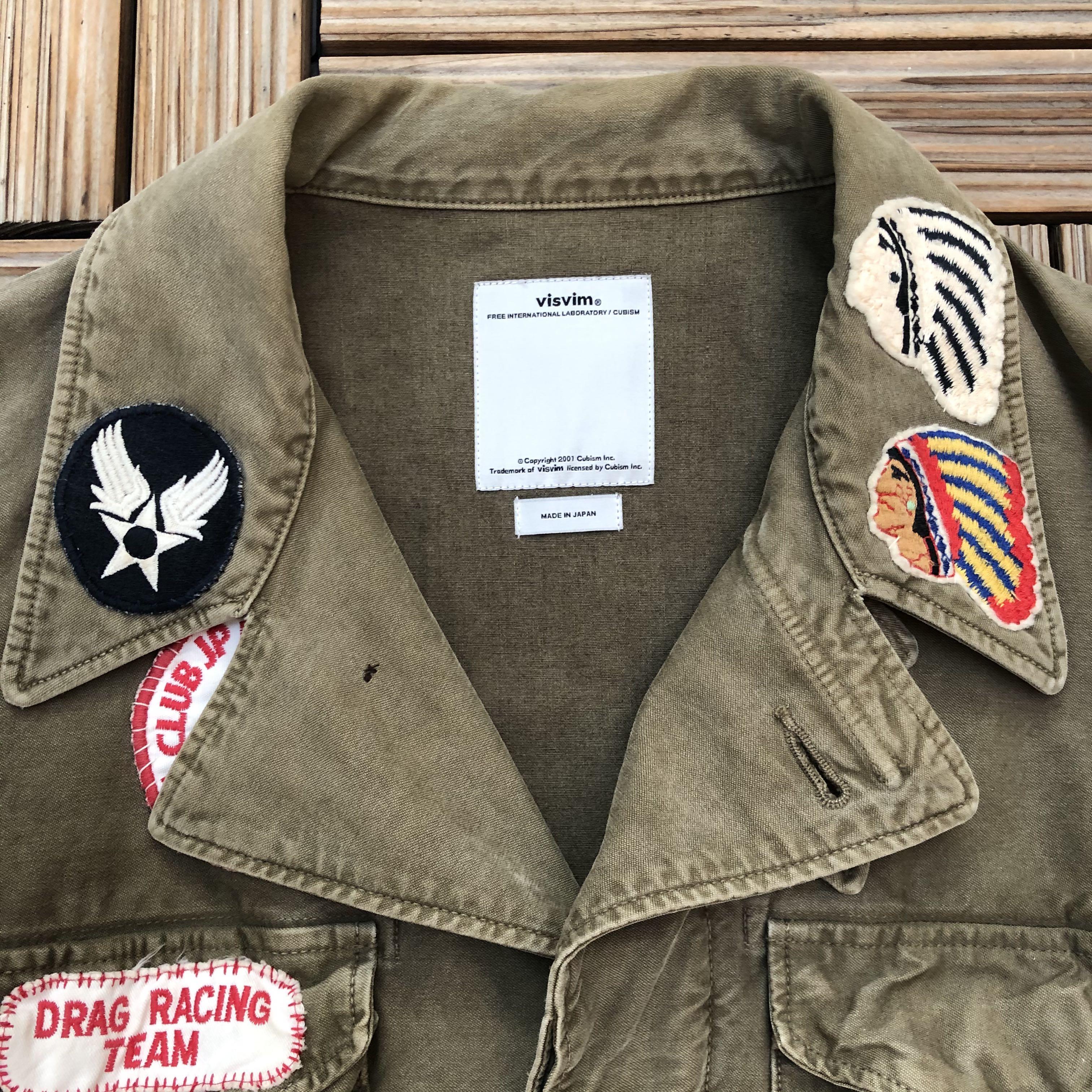 Visvim 15aw Achse Patches jacket, 男裝, 外套及戶外衣服- Carousell