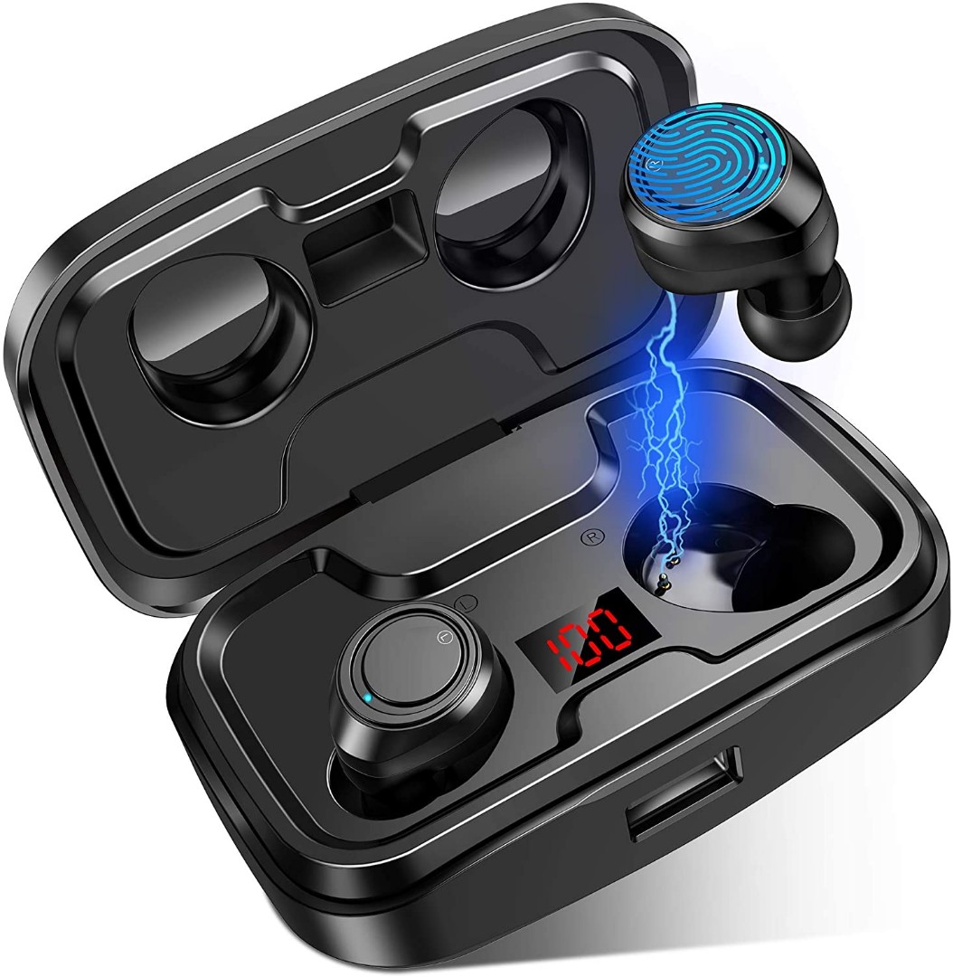 Wireless Earbuds GRDE Wireless Headphones HiFi Stereo CVC8.0