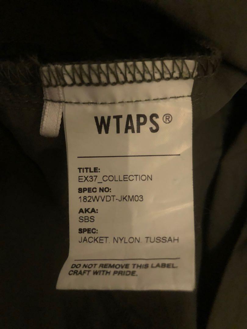 WTAPS 18AW SBS / JACKET. NYLON. TUSSAH , Olive, Size 1 可換M size