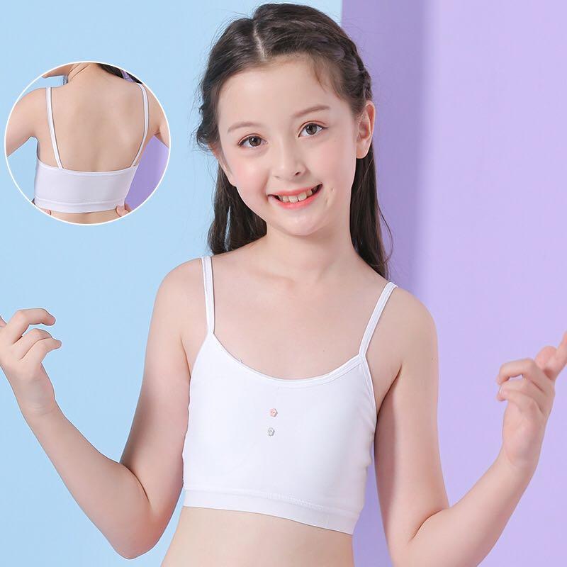 Young early puberty breathable cotton bra