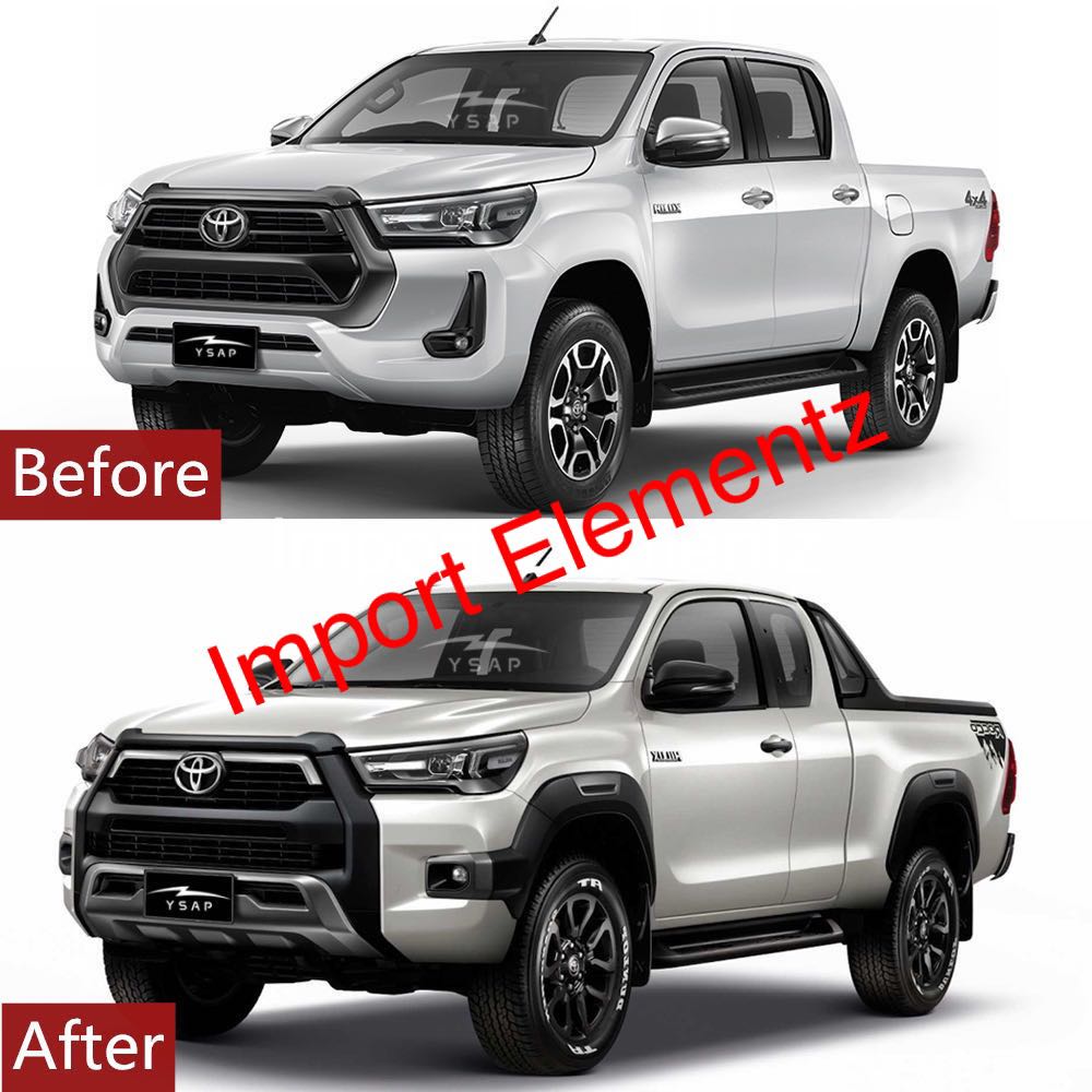 2021 Toyota Hilux Revo to Conquest facelift bodykit upgrade conversion