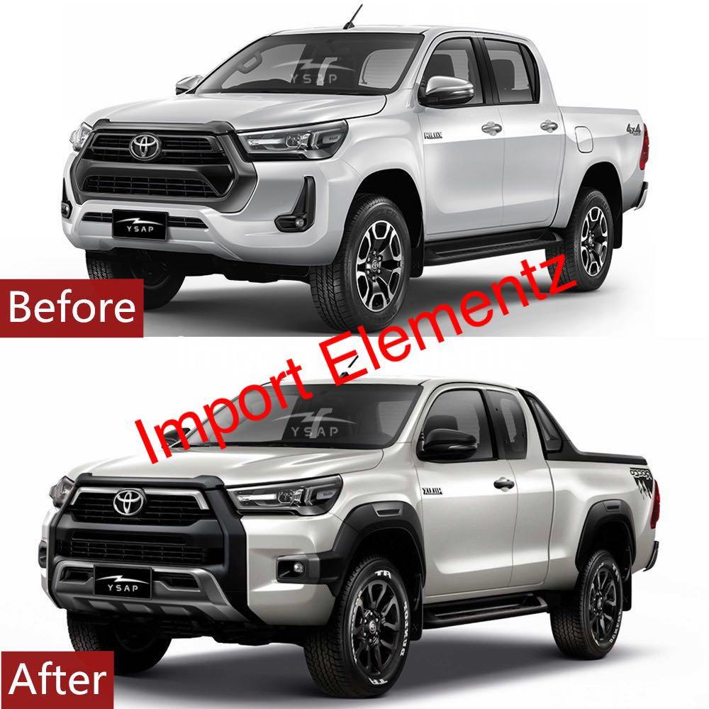 2021 Toyota Hilux Revo to Conquest facelift bodykit upgrade conversion