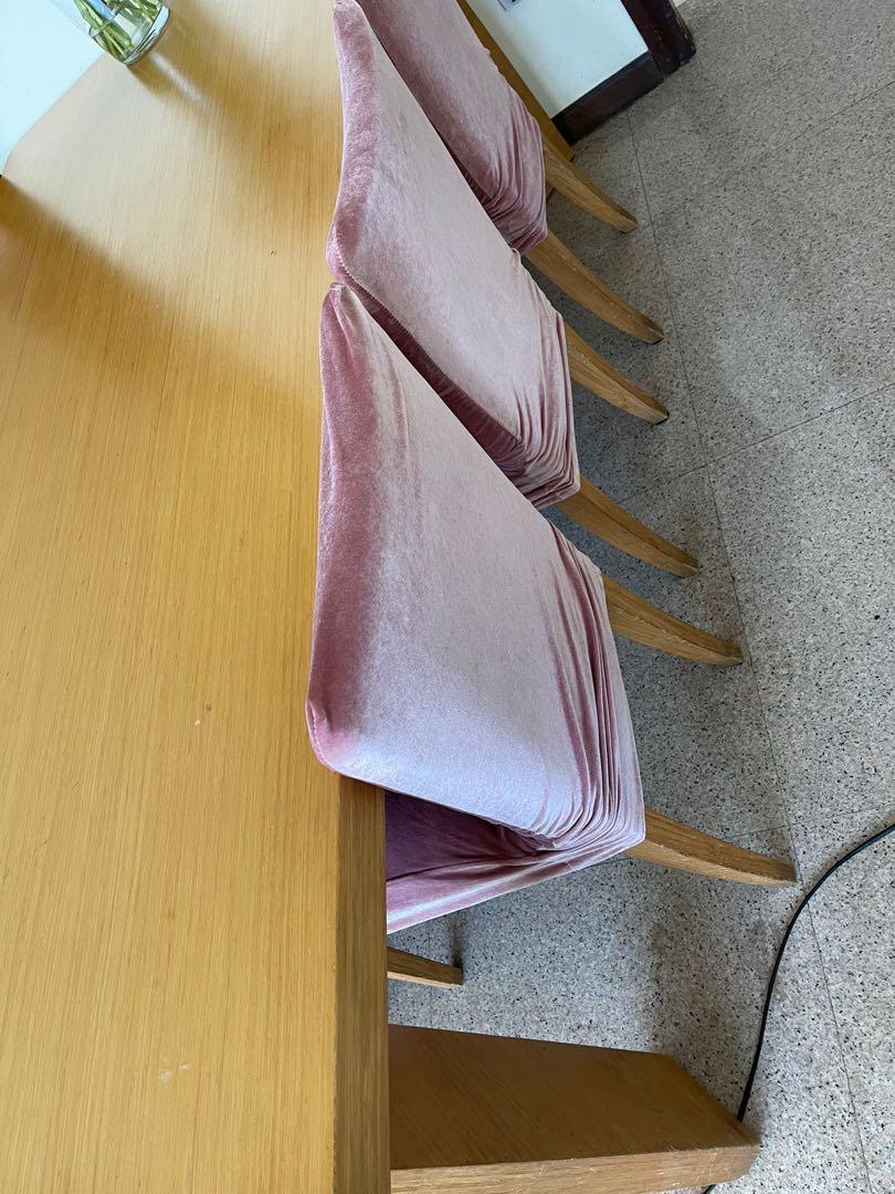 8 pax dining table with 8 chairs, Furniture & Home Living, Furniture