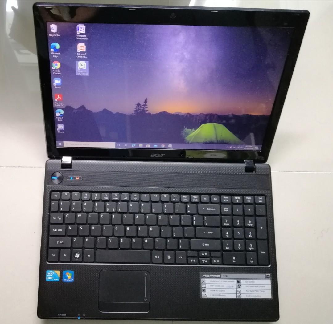 ACER ASPIRE 5742, Computers & Tech, Laptops & Notebooks on Carousell
