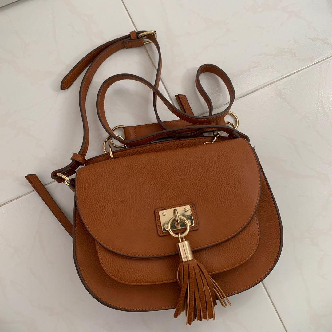 brown aldo bag